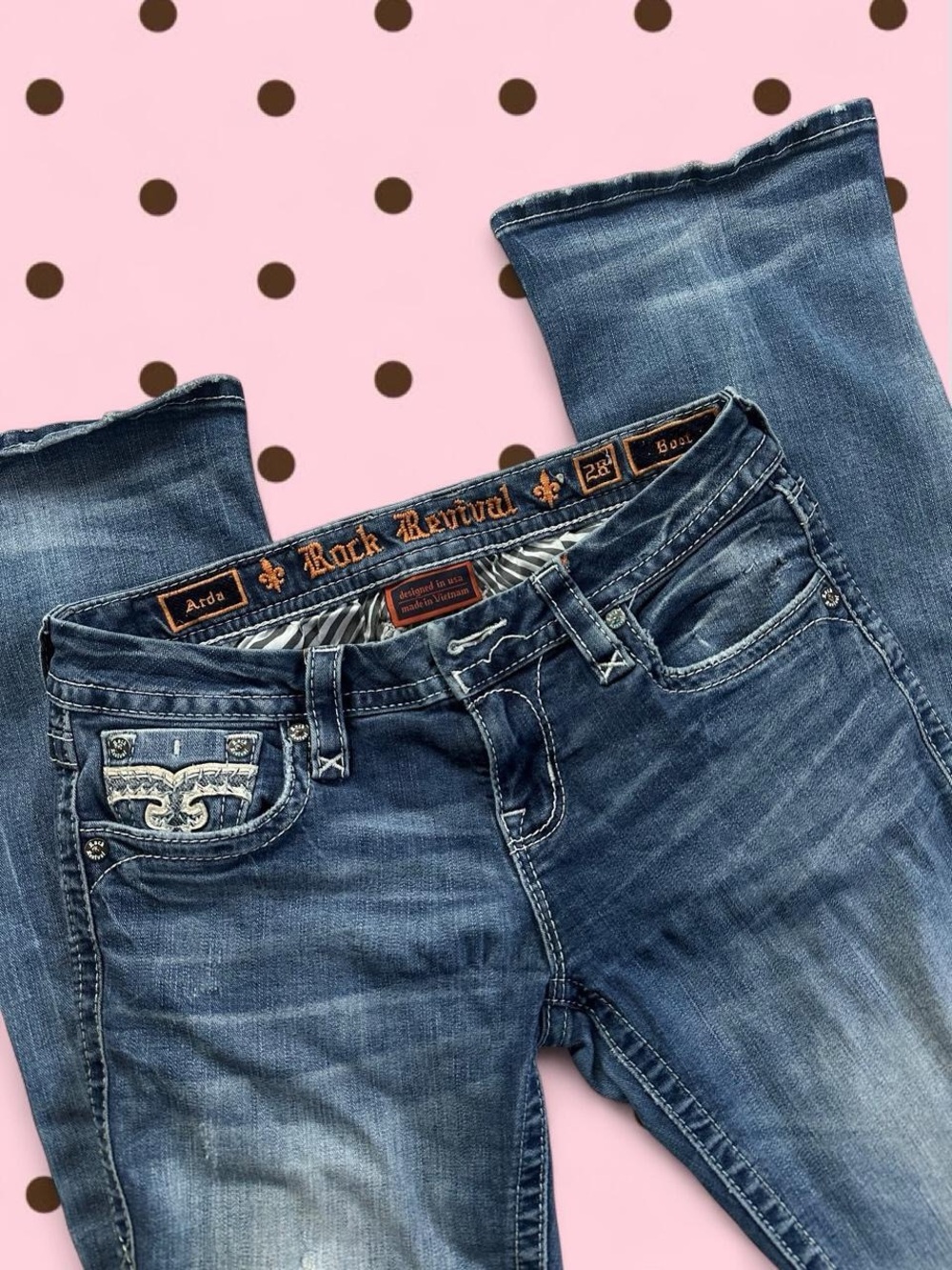 Rock Revival Women's Indigo Faded Bootcut Jeans